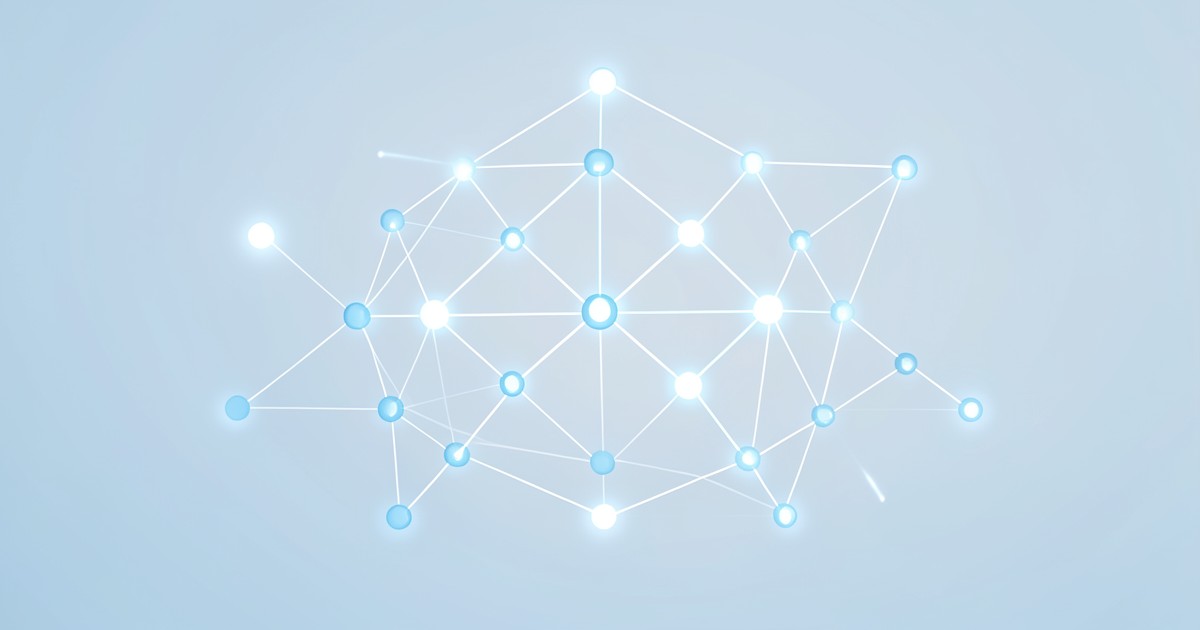 分散型ネットワークの概念図